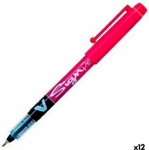 Długopis żelowy Pilot V Sign czerwony 0,6 mm (12 sztuk) - Długopisy - miniaturka - grafika 1