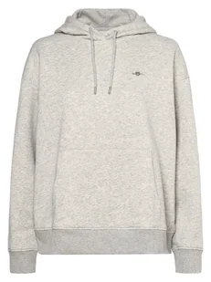 Gant - Damska bluza z kapturem, szary - Bluzy damskie - miniaturka - grafika 1