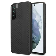 Etui i futerały do telefonów - Mercedes AMG AMHCS22MBLSCA S22+ S906 czarny/black hardcase Carbon Stripe&Embossed AMG00023-0 - miniaturka - grafika 1