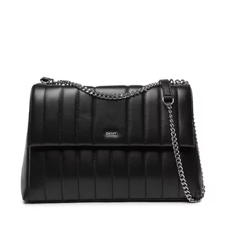 Torebki damskie - DKNY Torebka Seva R213BR08 Black/Silver BSV - grafika 1