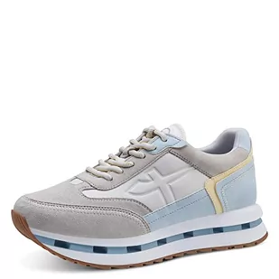 Tamaris Damskie sneakersy 1-1-23716-20, niskie, Lt Grey Comb, 42 EU - Sneakersy damskie - miniaturka - grafika 1