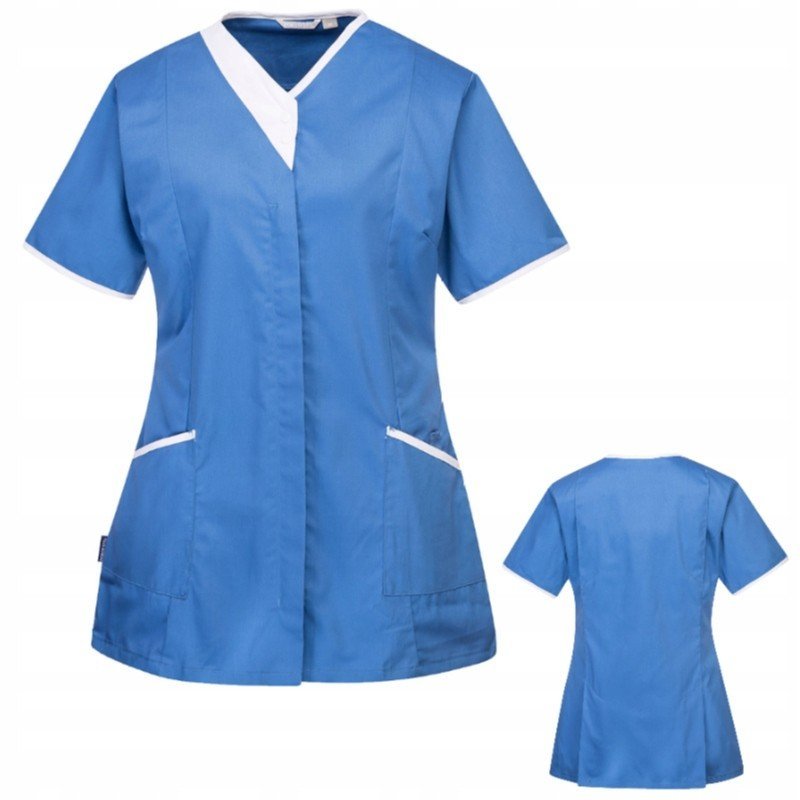 Nowoczesna tunika damska PORTWEST Niebieski S