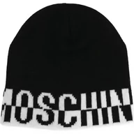Czapki damskie - Moschino Czapka | z dodatkiem wełny i kaszmiru - miniaturka - grafika 1