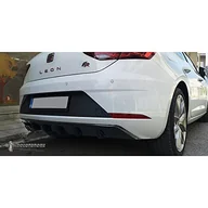 Akcesoria tuningowe - Spódnica na tylny zderzak (dyfuzor) kompatybilna z Seat Leon 5F FR 5-drzwiowy Facelift 2017-2020 (ABS) - miniaturka - grafika 1