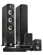 Kino domowe - Denon Zestaw kina domowego 5.0:  AVR-X1800H + Polk Audio ES60/ES15/ES35C, Kolor: Biały - miniaturka - grafika 1
