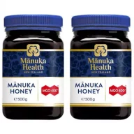 Miód - Manuka Health Miód Nektarowy Manuka MGO® 400+ Zestaw 2 x 500 g - miniaturka - grafika 1