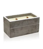 Świece - Awm Świeca sojowa w betonie Wanilia i Pomarańcza 850g - miniaturka - grafika 1