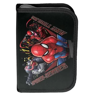 Paso Piórnik 1 zamek 2 klapki Spiderman - Piórniki - miniaturka - grafika 1