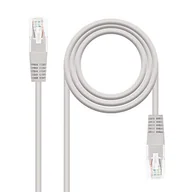 Kable miedziane - Nanocable 10.20.0400-L25 - kabel sieciowy Ethernet RJ45, Cat.6 UTP AWG24, 100% miedź, szary, 25 cm - miniaturka - grafika 1