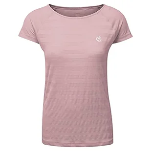 Dare 2b Damska koszulka Defy, Puder różowy, 36 PL - Koszulki i topy damskie - miniaturka - grafika 1