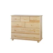 Komody - Komoda Anna Classic Meble Doktór Bejca Brązowy - miniaturka - grafika 1