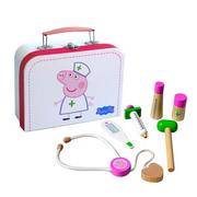 Zabawy w naśladowanie dorosłych - Barbo Toys Drewniany zestaw małego lekarza w walizce 460335 - miniaturka - grafika 1