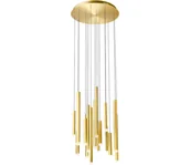 Lampy sufitowe - Redo 01-2058 - LED Żyrandol na lince MADISON 16xLED/4W/230V złoty - miniaturka - grafika 1