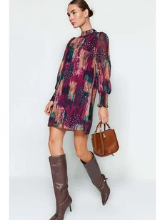 trendyol Sukienka ze wzorem - Sukienki - miniaturka - grafika 1