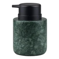 Mydelniczki i dozowniki mydła - Ciemnozielony marmurowy dozownik do mydła 200 ml Marble – Mette Ditmer Denmark - miniaturka - grafika 1