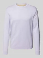 Swetry męskie - Sweter z dzianiny o kroju regular fit z czystej bawełny - miniaturka - grafika 1