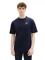 Koszulki męskie - TOM TAILOR Koszulka męska 1036353, 10668-Sky Captain Blue, XXL, 10668 - Sky Captain Blue, XXL - miniaturka - grafika 1