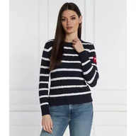 Swetry damskie - POLO RALPH LAUREN Sweter ANCHR STP | Regular Fit - miniaturka - grafika 1