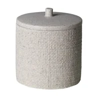 Pojemniki łazienkowe - Pojemnik Aria 8 x 11 cm beżowy - miniaturka - grafika 1