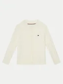 Swetry damskie - Tommy Hilfiger Kardigan KG0KG08282 M Beżowy Regular Fit - miniaturka - grafika 1