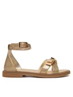 Buty dla dziewczynek - Tommy Hilfiger Sandały Sandal T4A2-33943-0572 M Złoty - miniaturka - grafika 1