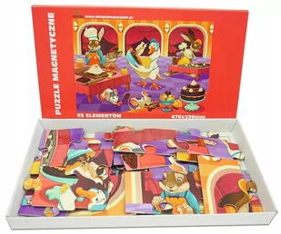 Puzzle magnetyczneMAGNES Zwierzęta W Kuchni Puzzle - Układanki dla dzieci - miniaturka - grafika 1