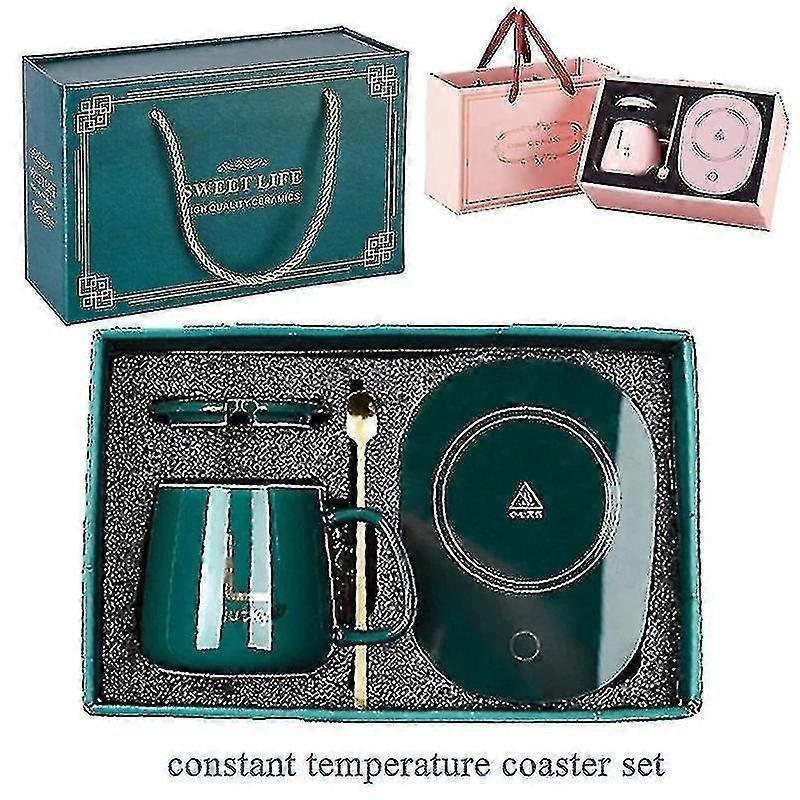 Kubek do kawy Cieplejsza podkładka Cup Heater Coaster Stała temperatura Ogrzewanie USB Elektryczny kubek Mata Zestaw Mleko Herbata Woda Home Office...