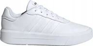 Buty sportowe damskie - Buty Damskie Adidas Court Platform Białe GV9000 r 40 - miniaturka - grafika 1