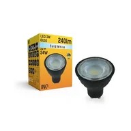 Żarówki LED - Żarówka LED GU10 LED 3 6000K 240lm BLACK BODY INQ - miniaturka - grafika 1