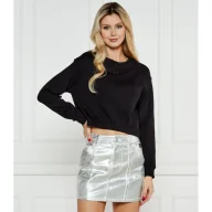 Bluzy damskie - Armani Exchange Bluza Cropped Fit - miniaturka - grafika 1