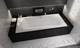 Riho Lima wanna prostokątna 160x70cm z hydromasażem Air prawa B050002005 - Wanny z hydromasażem - miniaturka - grafika 3