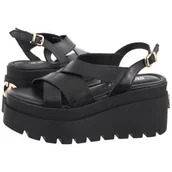 Sandały damskie - Sandały Czarne B9533__-E50-000-000-G06 (CI770-a) Carinii - miniaturka - grafika 1