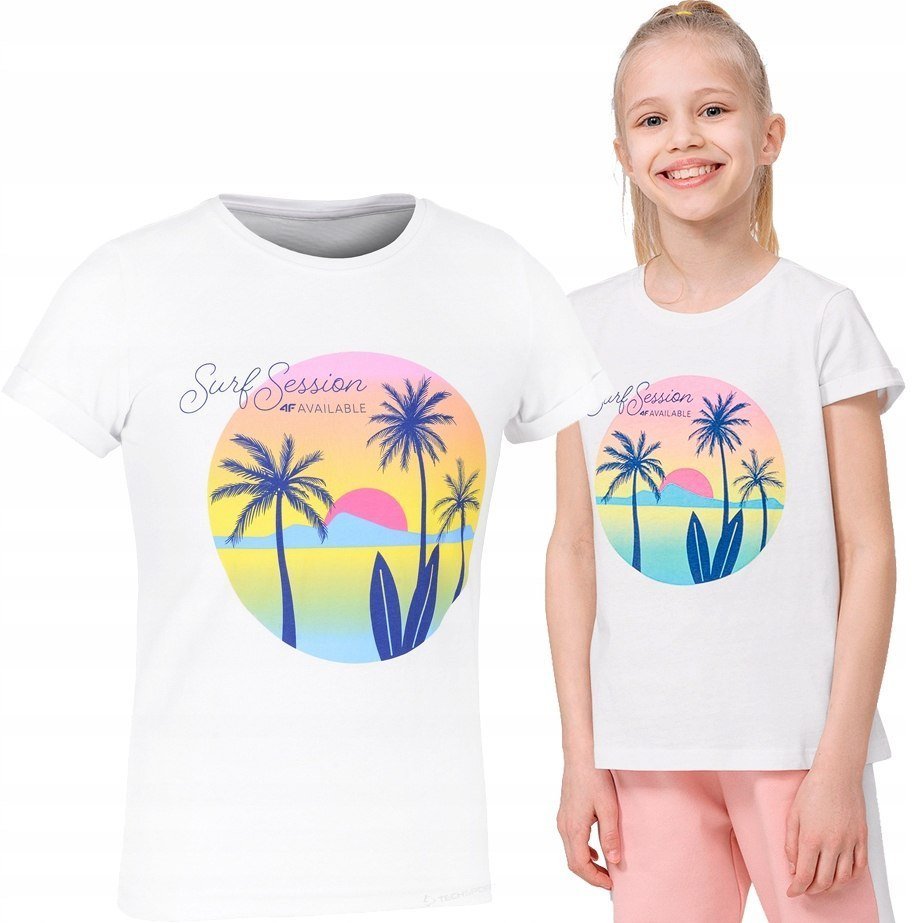 4F DZIEWCZÄCY T-SHIRT KOSZULKA / rozm 164