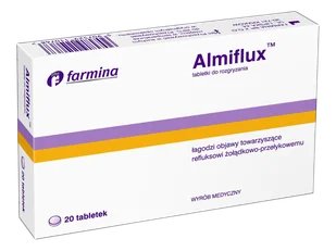 Almiflux x 20 tabl do rozgryzania - Układ pokarmowy - miniaturka - grafika 1