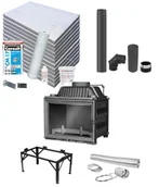 Wkłady kominkowe - Kawmet Wkład kominkowy W17 12,3kW EKO - miniaturka - grafika 1