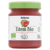 Dżem - Bakoma Frutica Dżem truskawkowo-rabarbarowy niskosłodzony 270 g Bio - miniaturka - grafika 1