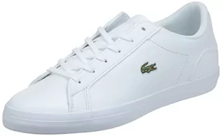 Sneakersy damskie - Lacoste Damskie sneakersy 41cfa0022, biały, 37 eu - grafika 1