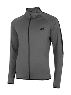4F Bluza funkcyjna w kolorze szarym - Kurtki i kamizelki sportowe męskie - miniaturka - grafika 1