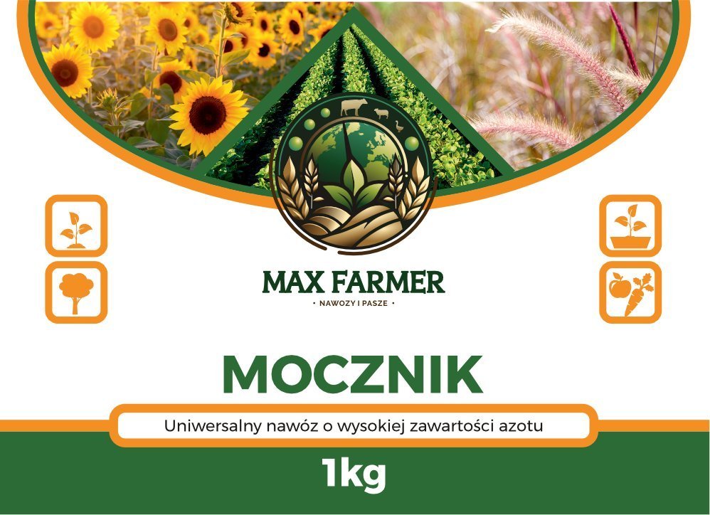 MAX FARMER Mocznik 46% 1kg nawóz