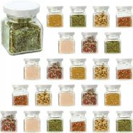 Pojemniki kuchenne - słoiczki na przyprawy 120ml EKO słoik biała zakrętka twist-off 24 sztuki - miniaturka - grafika 1