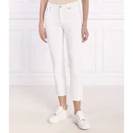 Spodnie damskie - Michael Kors Jeansy SIDE SLIT JEANS Slim Fit mid waist - miniaturka - grafika 1