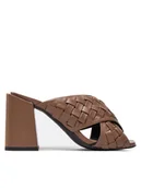 Klapki i japonki damskie - Furla Klapki YH75GRL X30000 1257S Szary - miniaturka - grafika 1