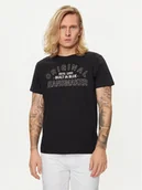 Koszulki męskie - Blend T-Shirt 20716831 Czarny Regular Fit - miniaturka - grafika 1