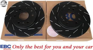 Przednie klocki Ultimax2 + NACINANE tarcze hamulcowe 330mm EBC seria USR Chevrolet Avalanche 1500 2009-2013 - Tarcze hamulcowe - miniaturka - grafika 6