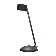 Lampy stojące - Milagro Lampka biurkowa ARENA BLACK/GOLD 1xGX53 MLP7764 - miniaturka - grafika 1