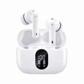 Słuchawki - TWS Manta Rytmo PRO ANC ENC Białe - miniaturka - grafika 1