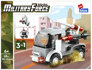 Alleblox Klocki konstrukcyjne. Wojsko. 98 elementów - Klocki - miniaturka - grafika 1