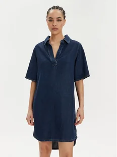 Wrangler Sukienka jeansowa 112350341 Granatowy Relaxed Fit - Sukienki - miniaturka - grafika 1