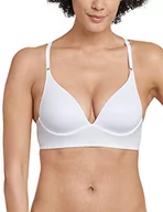 Biustonosze - Schiesser Damski biustonosz Mix & Relax Lounge Bra wyściełany, biały, 70A - miniaturka - grafika 1