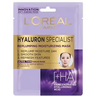 Loreal maska płócienna Hyaluron Specialist 30g - Maseczki do twarzy - miniaturka - grafika 1